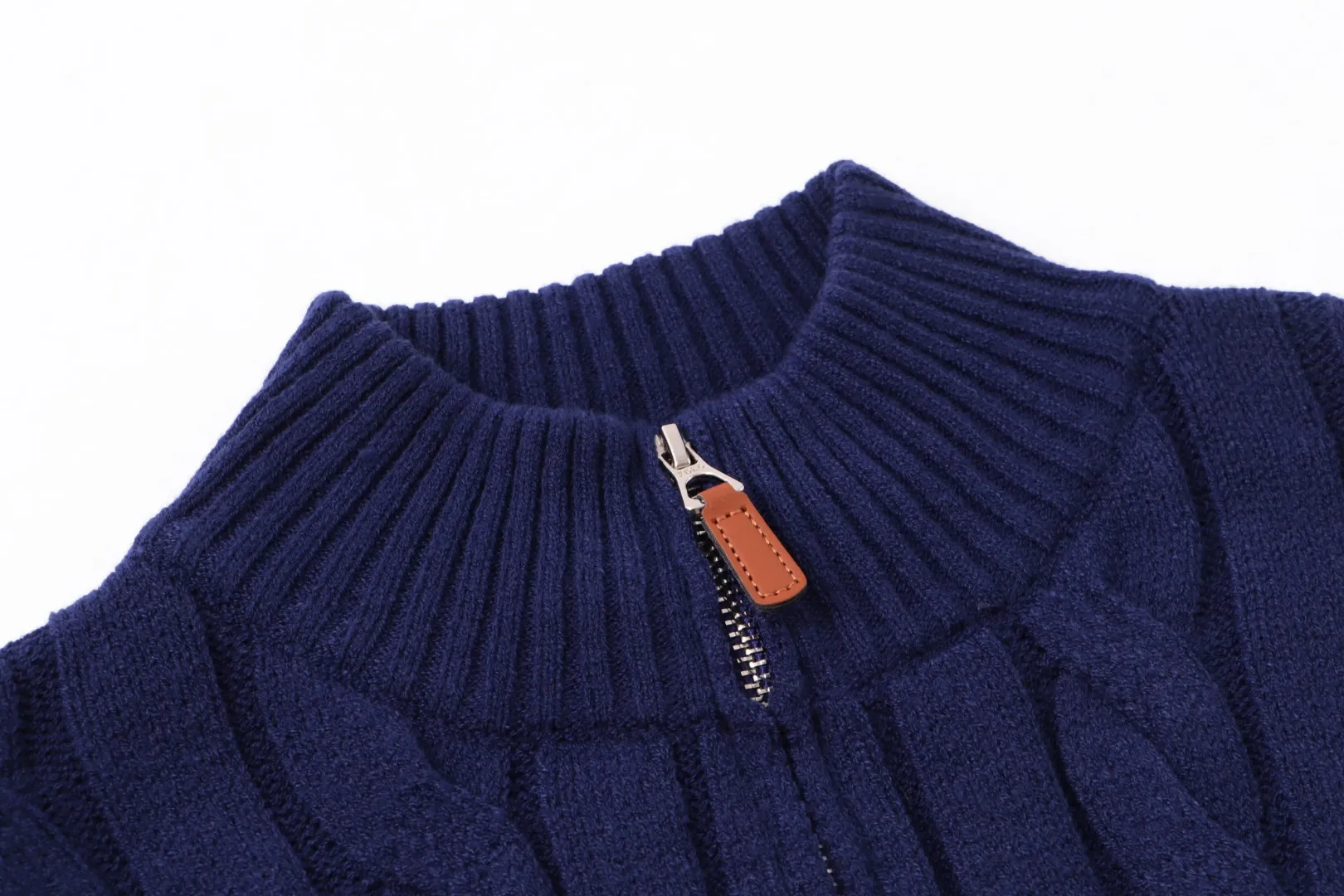 P230 RALPH LAUREN Ralph Lauren seven-color classic small label embroidered stand-collar long-sleeved half-zip knitted sweater tops for men and women seven colors Color: black white gray royal blue pink sky blue khaki code number: S M L XL material: cotton